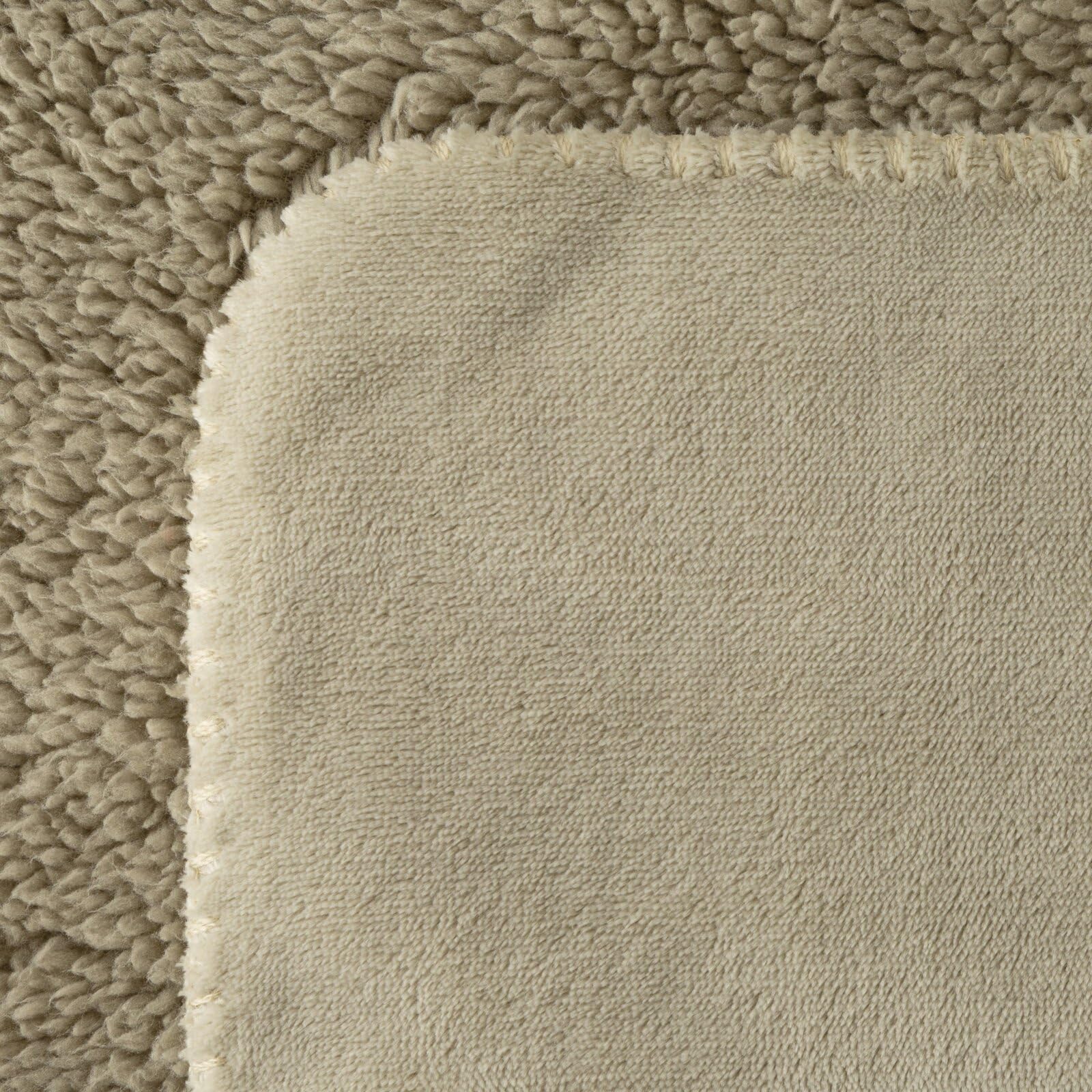 Eurofirany Teddy fleece deken, warme woondeken, stoeldeken, sprei, zachte bankdeken, sprei, winterdeken, knuffelige bankdeken (blauw, 150 x 200 cm