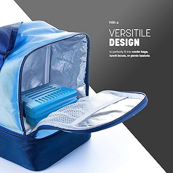 Buy KEPLIN Ice Pack Freezer Blocks - 6 Block Family Pack, Long