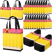 Wesnoy 36 Sets Back to School Gift Bags Pencil Student Teacher Gifts Bag First Day of School Composition Notebook Classroom Decor for Kindergarten Preschool Welcome Back Party Favors