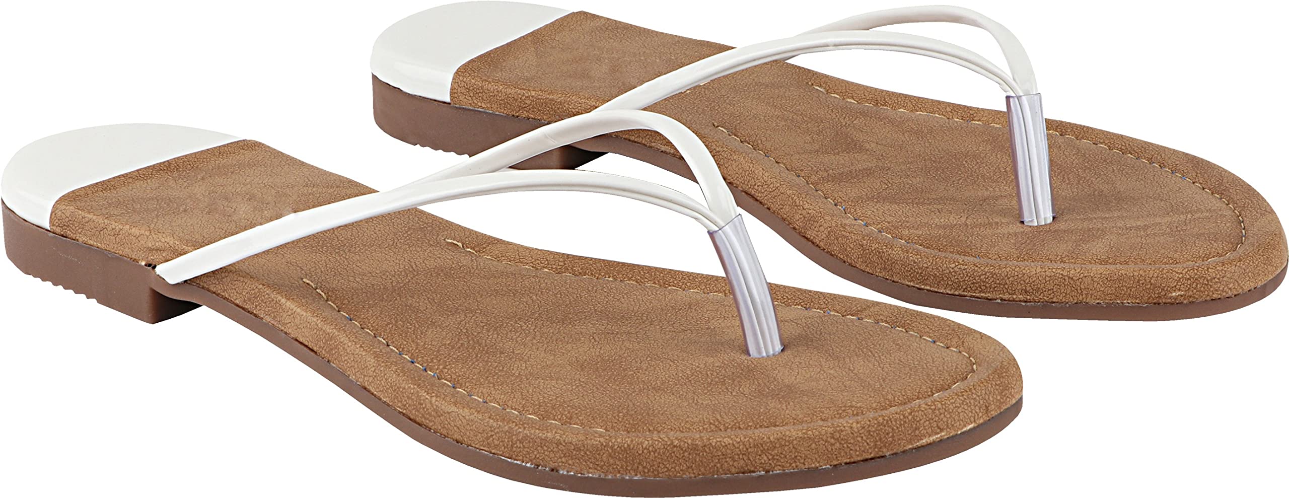 Shoetopia Womens White Stylish Trending Flats-EU38 (B09MN8FCR3) Amazon Price History, Amazon Price Tracker