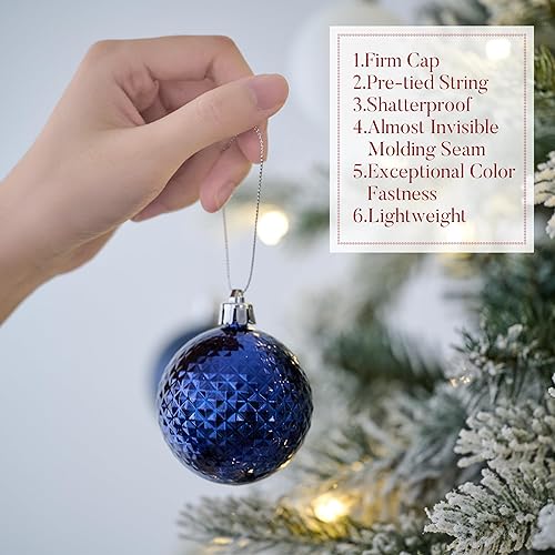 Miniatura 153 de Valery Madelyn Juego de adornos decorativos para árbol de Navidad para otoño, Halloween, 50 unidades de 2.36 pulgadas, rojo, verde y dorado