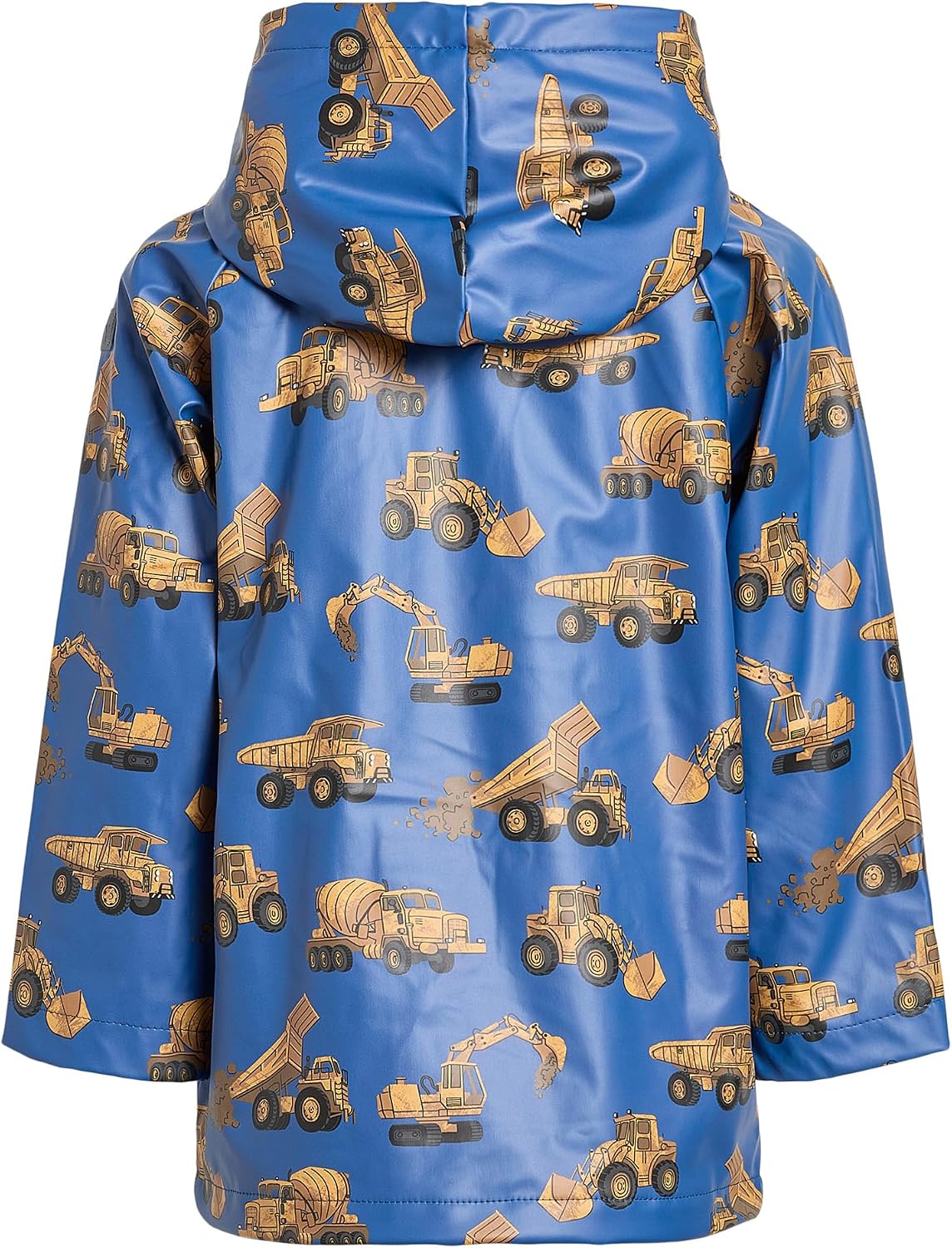 Hatley Baby Boys' Construction Trucks Snap Rain Coat (Toddler/Little Kid)