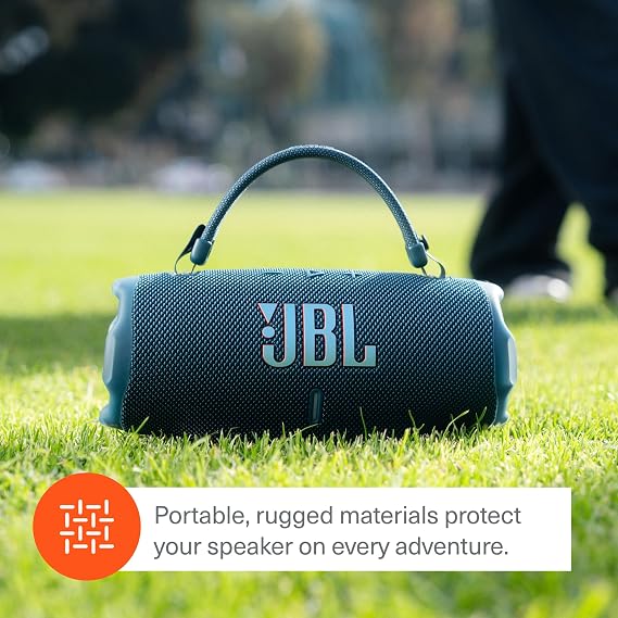 JBL Charge 6 (Squad) + حزمة مع كابل مضفر USB-C