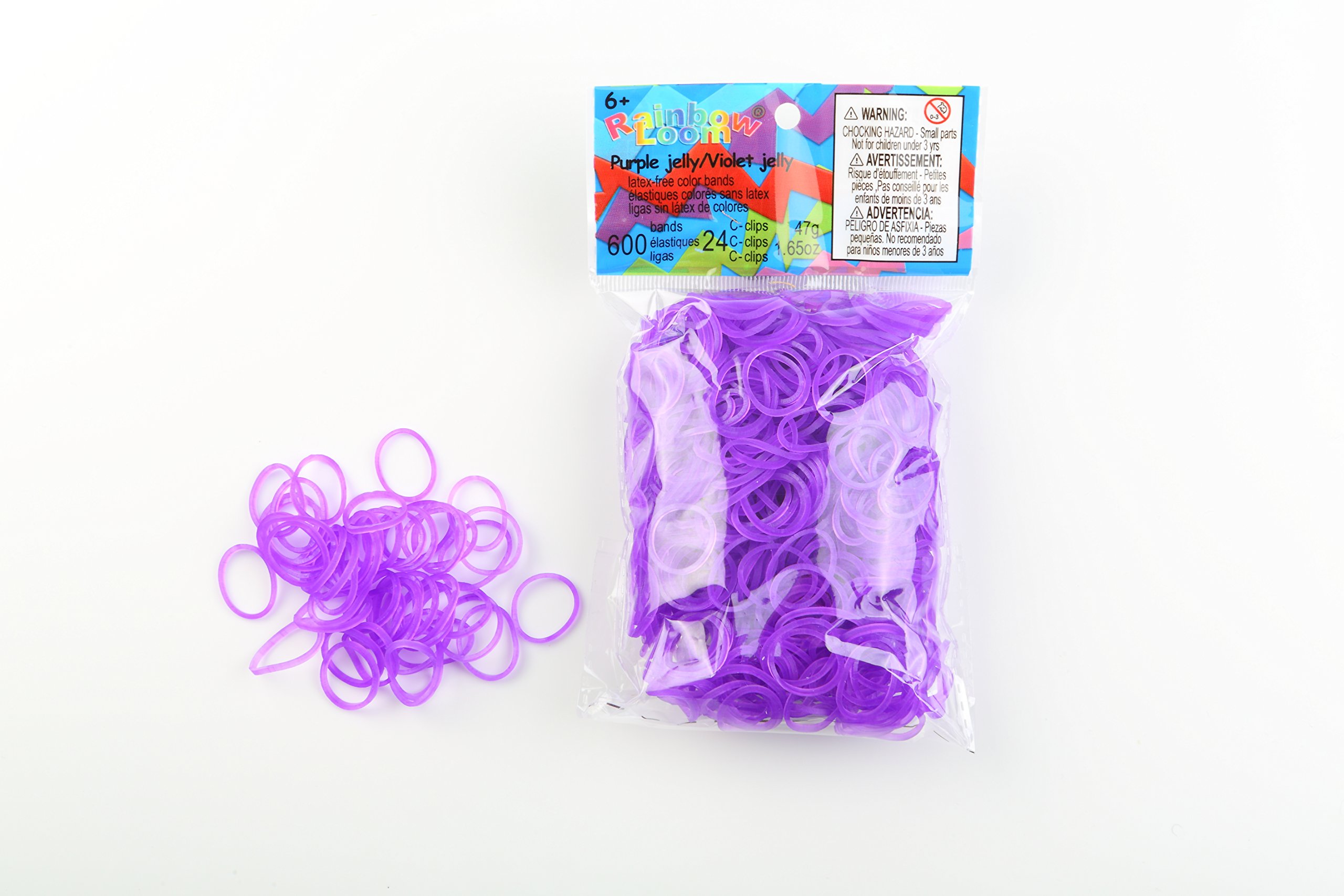 Rainbow Loom Elastics Purple Jelly โ image 1