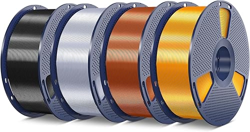 Vista 21 de SUNLU - Filamento de ácido poliláctico seda de 1.75 milímetros, brillante enrollado ordenadamente, precisión dimensional +/- 0.02 milímetros, 1