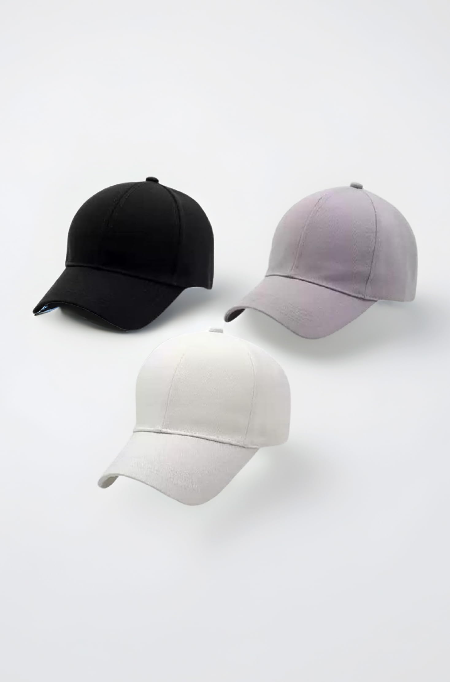 Cap for Men Women Topi Unisex Head Branded Boy's Girl's Caps Adjustable Strap Summer Sports Cricket Gym Dance Cotton Free Size