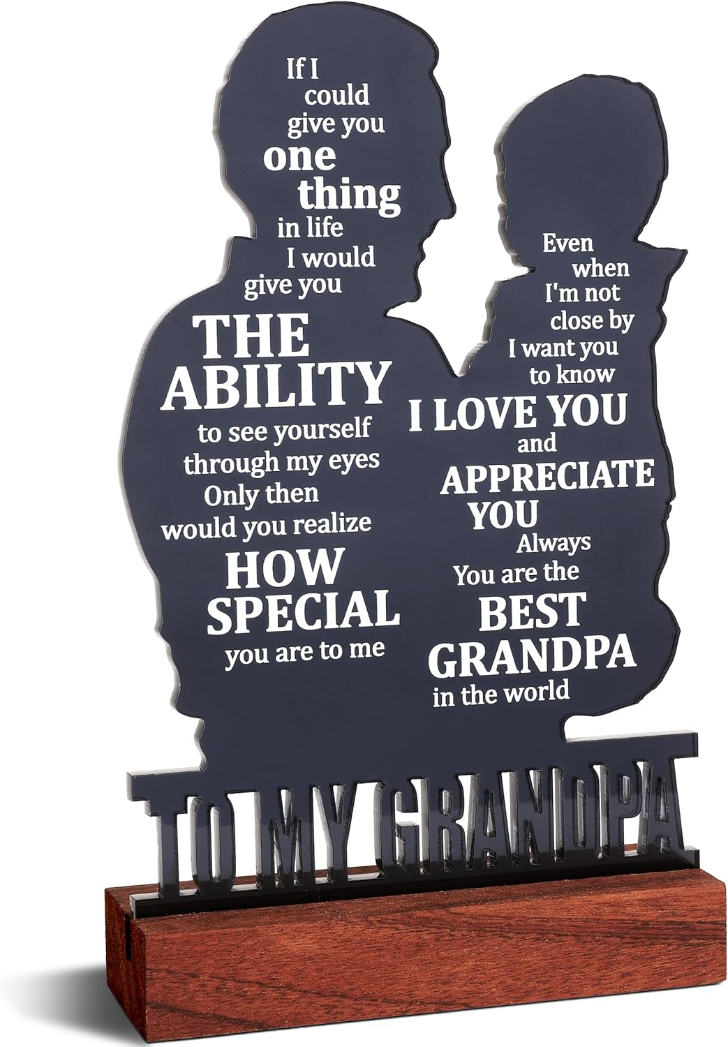 Christmas Grandpa Gifts, Valentines Day Gift for Grandpa, Grandpa Gifts from Grandson, Birthday Gifts for Grandpa from Grandson, Father's Day Gifts for Grandpa, Best Grandpa Gifts