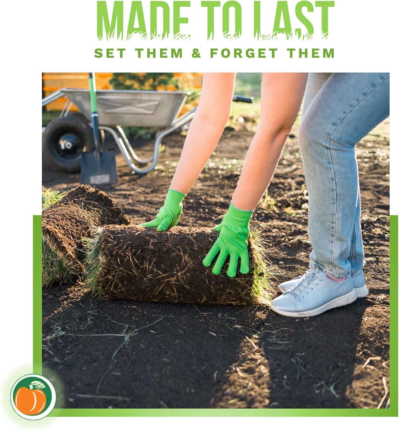 Peach Country Galvanized Garden Landscape Staples Stakes,Weed Barrier, Ground Cover Fabric Anchor Pins.Sturdy Rust Resistant Gardening Supplies. 6 Inch Strong Durable 11 Gauge Steel USA(1000)