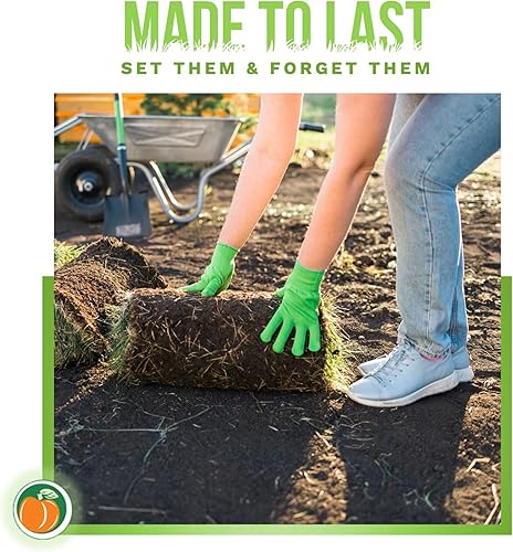 Miniatura 2 de Peach Country Estacas galvanizadas para jardín de jardín, barrera contra malezas, pasadores de anclaje de tela de cubierta del suelo. Suministros de