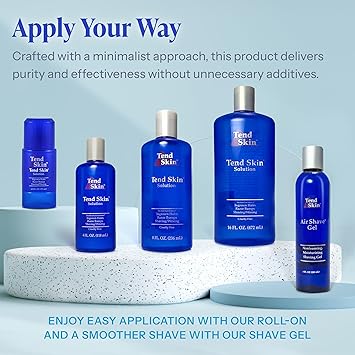 Tend Skin Solution for Unsightly Razor Bumps, Ingrown Hair and Razor Burns, Post Shaving and Waxing Toner for Men and Women, Made in USA, 4 Oz