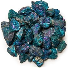 1 lb Chalcopyrite Peacock Ore from Mexico - Avg. 1/2" - 1" - Raw Natural Crystals, Rocks, Stones for Wire Wrapping, Jewelry Making, Educational Specimens, Reiki