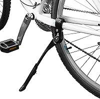 Vista 1 de BV Rear Bike Stand for 24"-28" Bikes - Adjustable Bike Kickstand for Adult Bike with 8 Height Levels, Non-Slip Foot & Clamp Grip - Weather-Resistant