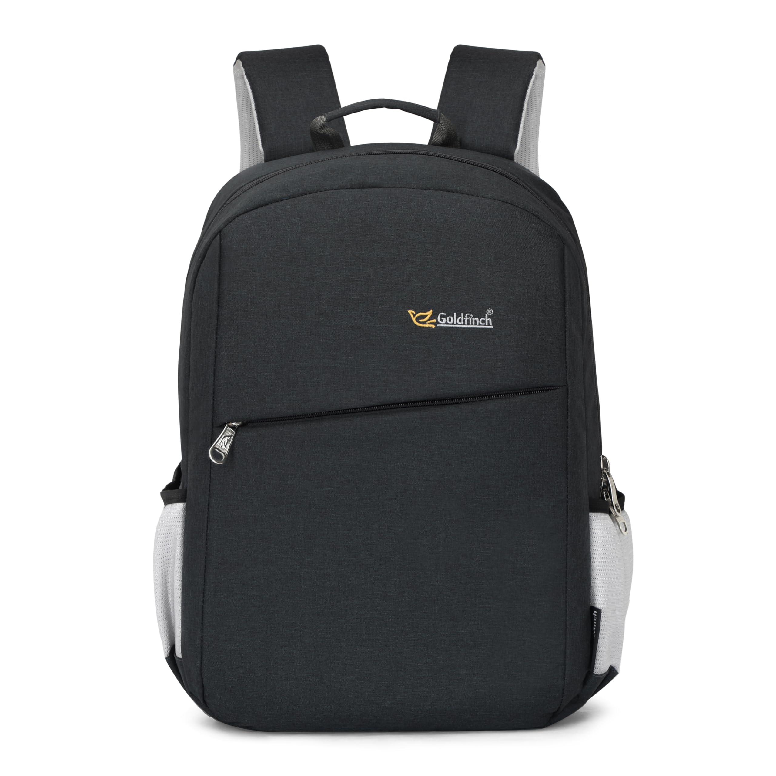 Goldfinch 15.6" Laptop Backpack with 1 Laptop Compartments, 1 Front Organizer & Bottle Pocket | 21 Ltrs Slim, Stylish Daily Use Backpack | Water Resistant Fabric (BLACK) (B0CMJL37P4) Amazon Price History, Amazon Price Tracker