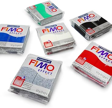 FIMO Soft Polymer Modelling Clay - 10 x 2 oz Clays - The 10 Most Popular Colours