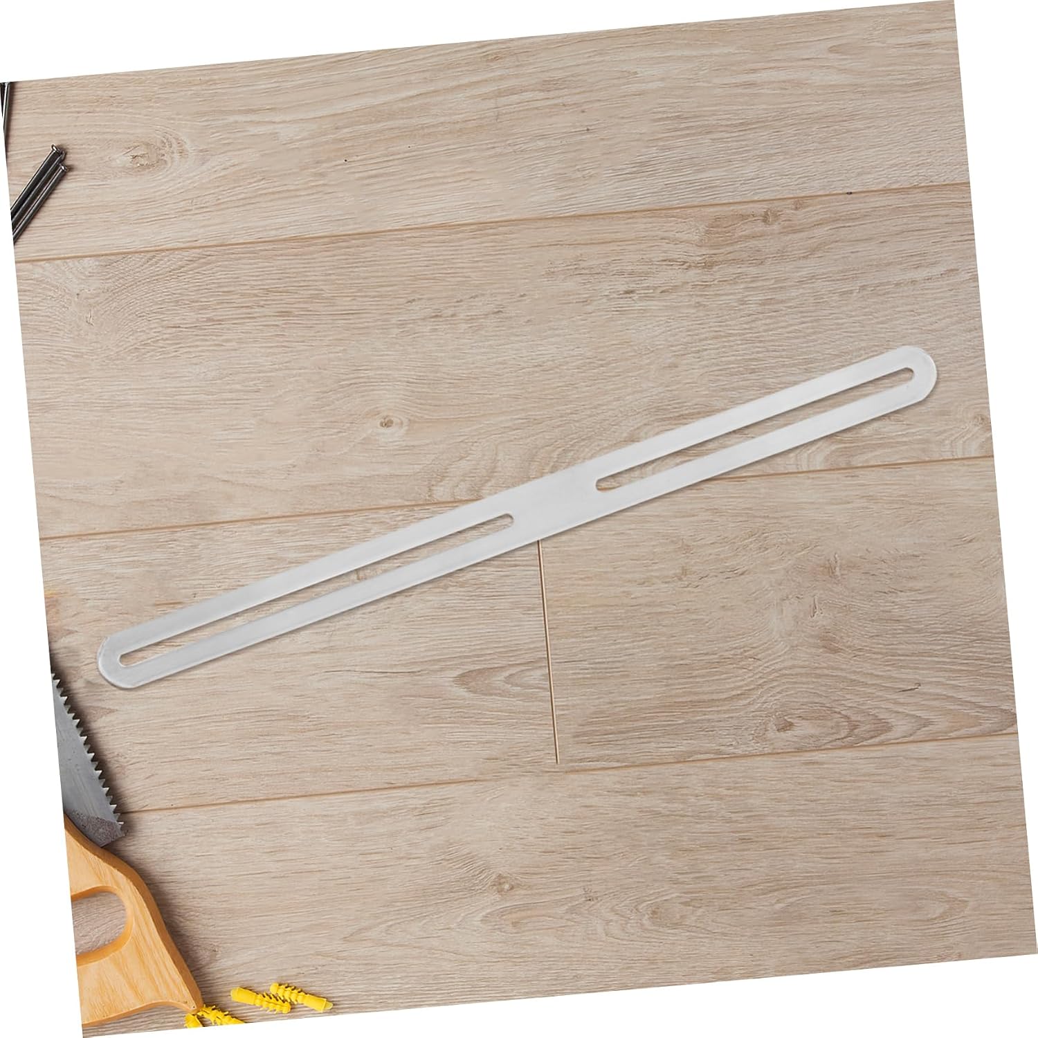 2pcs Adjustable Stainless Steel Mending Plate Bracket for Mailbox and Fence Secure Installation Hardware Polished Edges for Stability and Safety