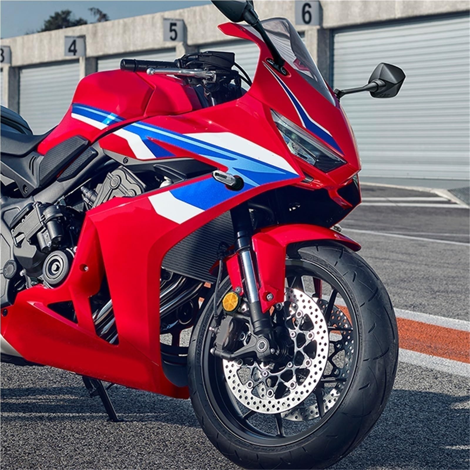 Deflektor motocykla Pasuje do Honda CBR650R CBR 650R 2024 2025 Podwójna szyba przednia z bąbelkami, deflektory wiatru spojler przedłużający szyba przednia(Black)