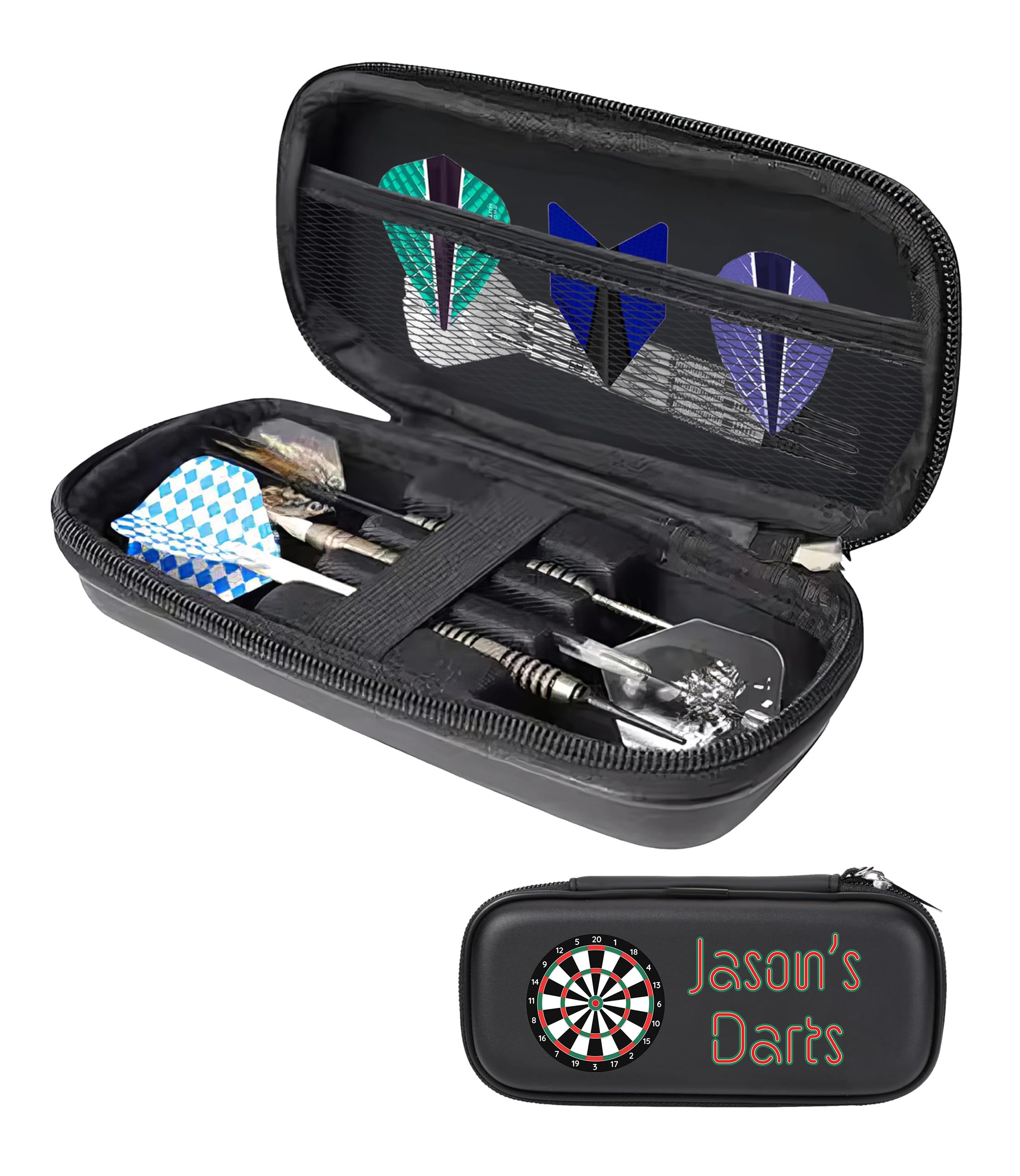 Varsany Personalised Darts Case Holds 3 Darts Wallet Storage Accessories 8 โ image 1