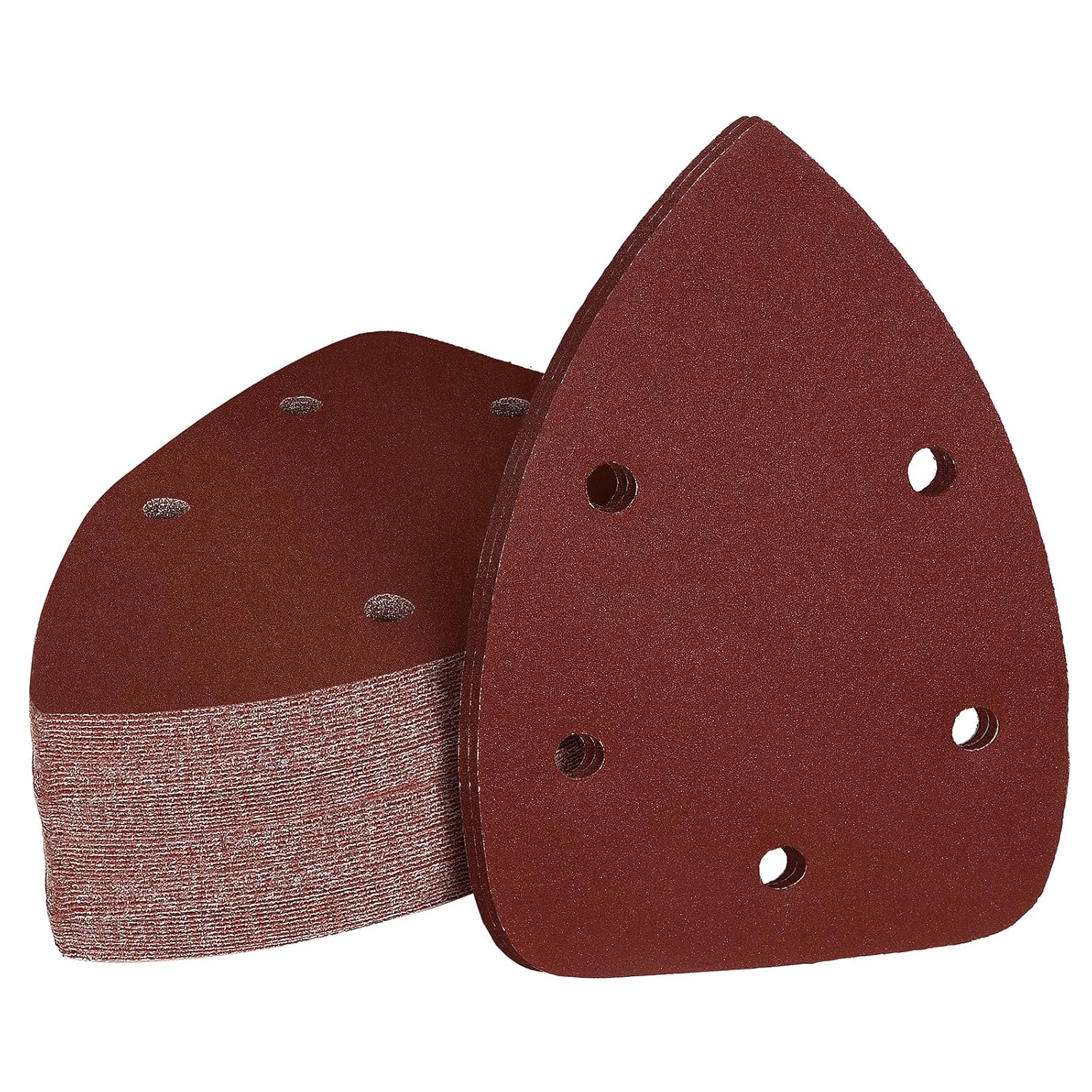 240 Grit Mouse Sander Sandpaper, Jamiikury 5 Hole Detail Sander Sandpaper Palm Sander Paper Mouse Sanding Pads Hook and Loop Sanding Sheets - Pack of 50 - Amazon product rated Grade B