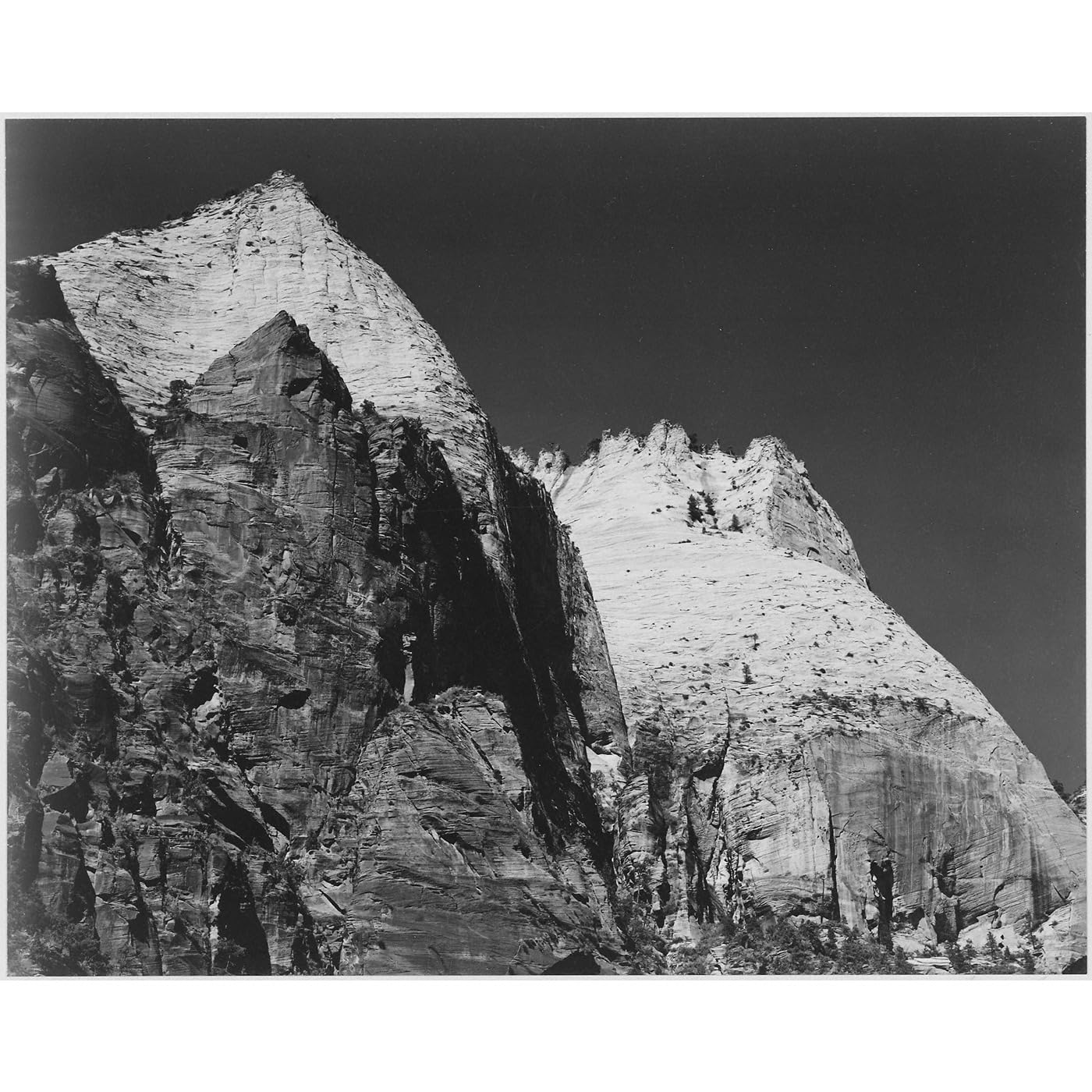 Impression toile Zion Utah grand format pour masquer un mur vide