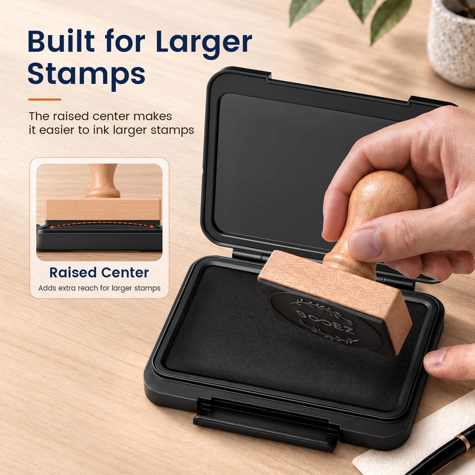 Sooez Ink Pad - Secure Stamping & Leak-Proof -6