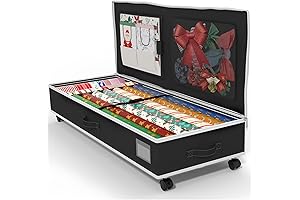 Premium GoMaihe Wrapping Paper Storage Organizer with Wheels