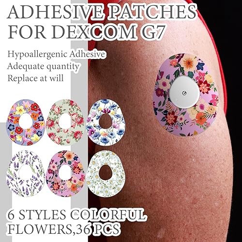 Vista 12 de Paquete de 36 parches adhesivos para sensor Libre 2 con cielo estrellado CGM Parches impermeables CGM cubiertas CGM a prueba de sudor Sensor