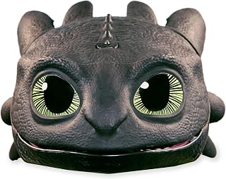 How to Train Your Dragon Toothless Electronic Blast & Roar Mask - Interactive Lights, Sounds & Mist for Kids Pretend Play Ages 4+