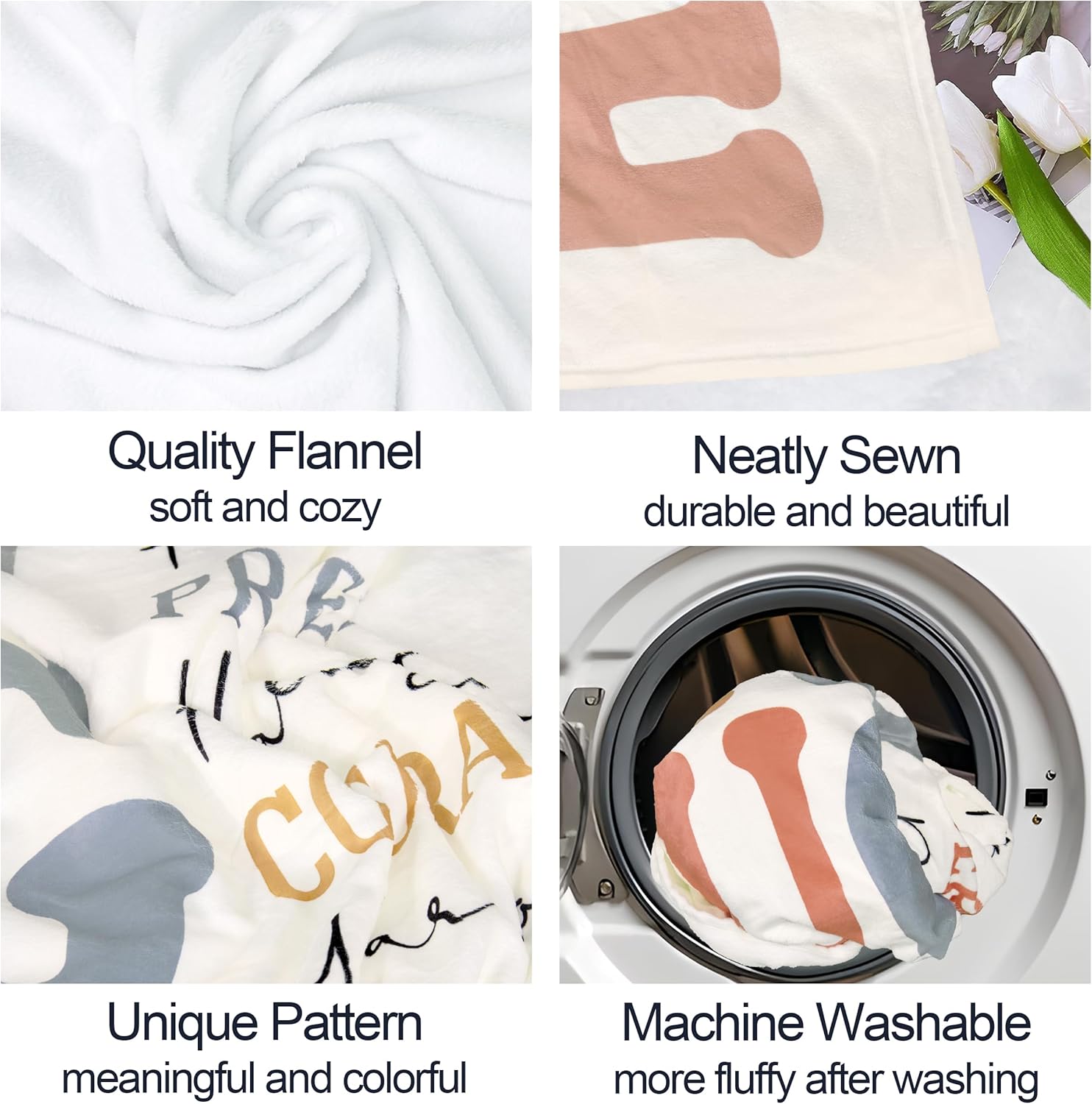 Get Well Gifts for Women, Healing Hug Blanket for Cancer Care, Inspirational/Sympathy/Bereavement Gifts for Women, After-Surgery Gifts, Soft Throw Blankets 50'' X 60'' - Image 6