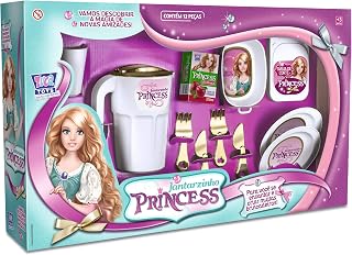 Jantarzinho Princess, Zucatoys, Branco e Metalizado Dourado