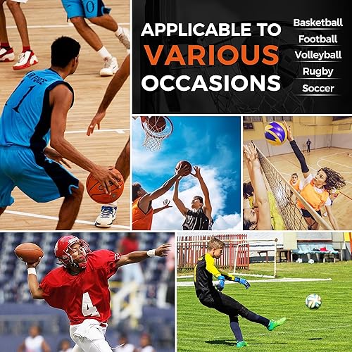 Miniatura 6 de COOLOMG Rodillera de baloncesto para niños, jóvenes y adultos, rodillera de compresión antideslizante para béisbol, voleibol, fútbol, protector de