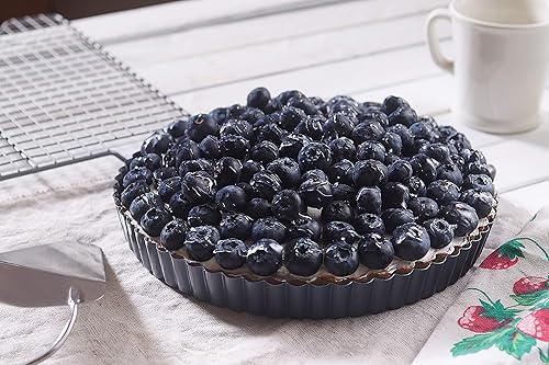 Miniatura 3 de Fox Run 44513 - Molde con fondo extraíble para tarta y quiche 9 pulgadas Redondo de 2286 cm