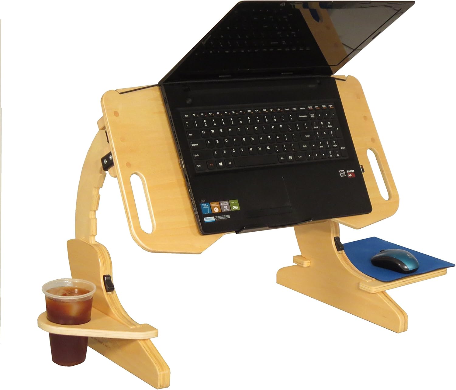 AdapDesk Portabe Foldable Adjustable Desk Laptop Bed Tray Notebook