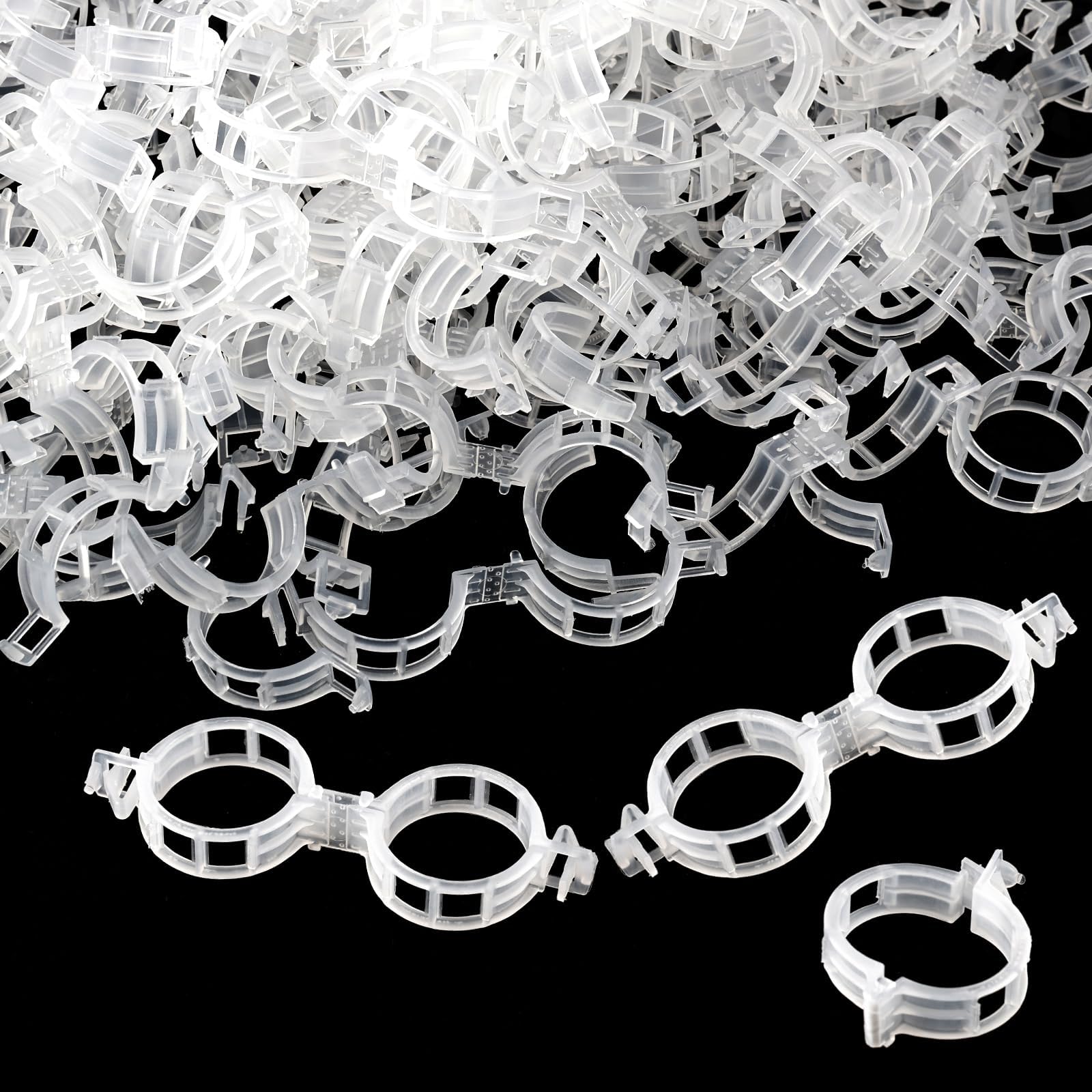 150 Pcs Plant Clips for Climbing Plants, Tomato Clips for Support, Plastic Garden Clips for Plants Grape Vine Vegetables Make Plant Grow Upright