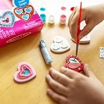 Melissa & Doug Created By Me! Paint & Decorate Your Own Wooden Magnets 3-Pack – Butterflies, Hearts, Flowers Craft KitsKids Craft Kits, Great Activity for Rainy Days and Party Favors, Ages 4+