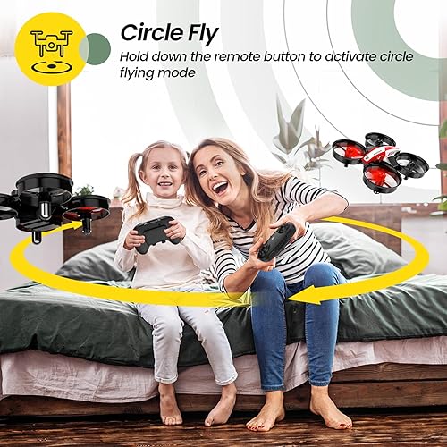 Miniatura 4 de Holy Stone HS210 Mini Drone Nano cuadricóptero a control remoto, el mejor drone para niños, niñas y principiantes, helicóptero a control remoto,