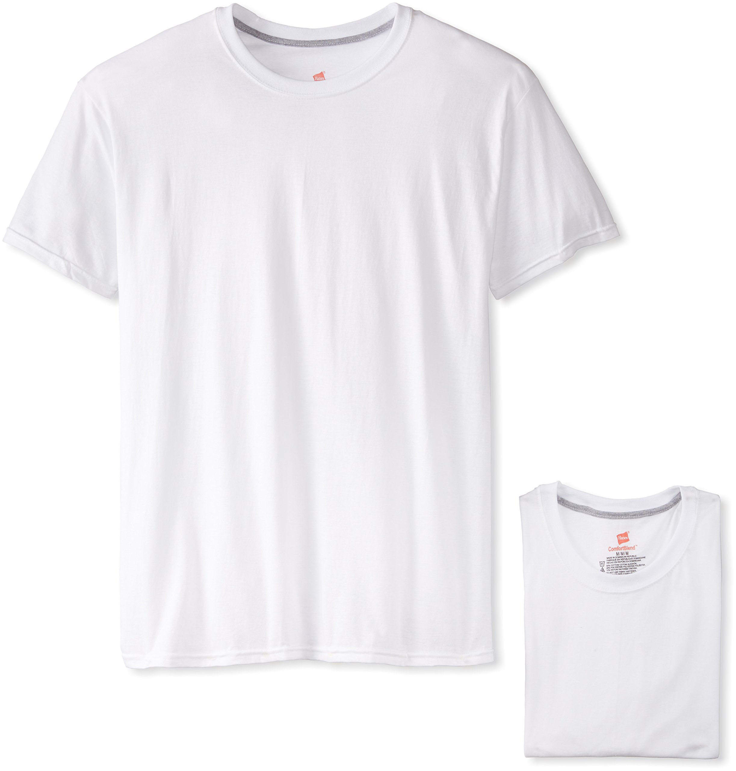 Hanes Ultimate Men's 4-Pack Comfortblend Crew with FreshIQ