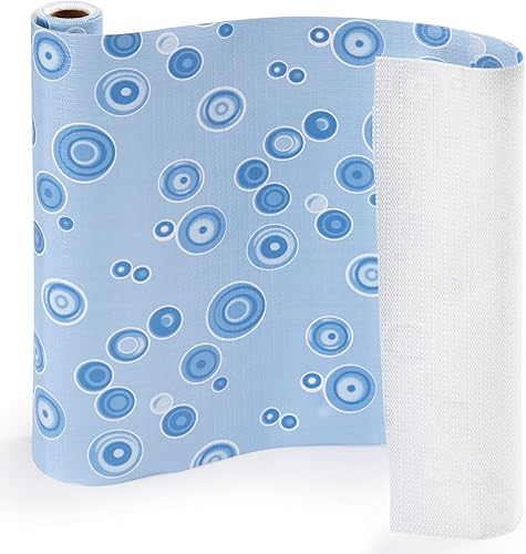 FIFTY-FEET Revestimiento de estante de 12 x 120 pulgadas para armarios de cocina, revestimiento de cajón de PVC para tocador de baño, revestimiento