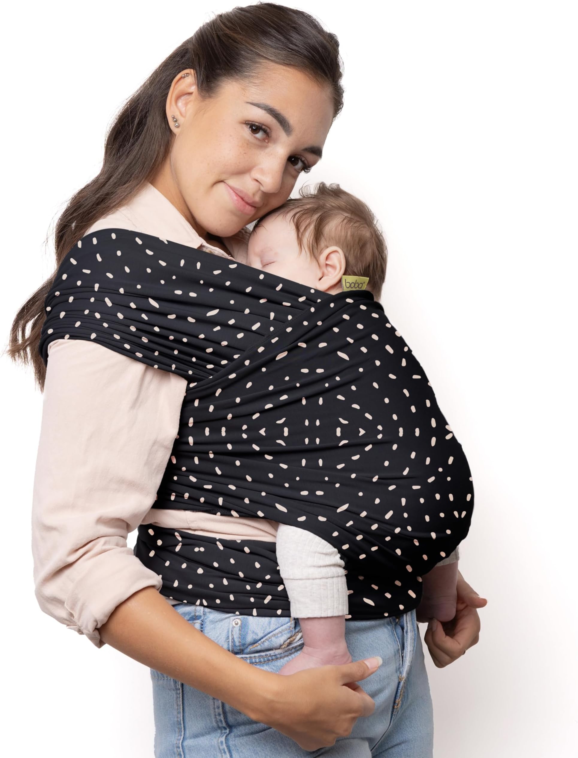 Boba Baby Wrap Carrier – Original Baby Sling Carrier for Newborns (7–35 lbs), Soft, Secure, Hands-Free & Ergonomic, Ideal for Comfortable Bonding, New Parents (Seville)