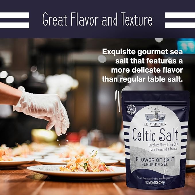 Le Marinier Fleur de Sel 0.6 lb Sal Fina de Mar miniatura 4