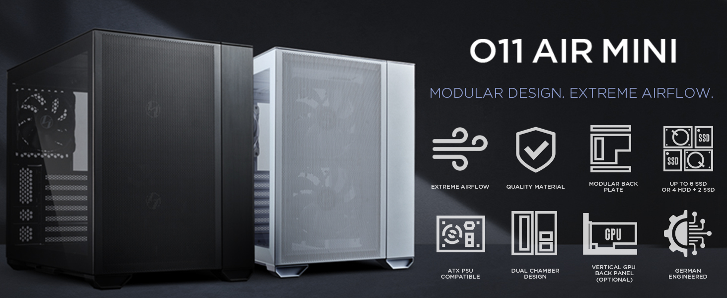 Amazon.com: Lian Li O11 AIR MINI - Compact Mini ITX Case with Mesh