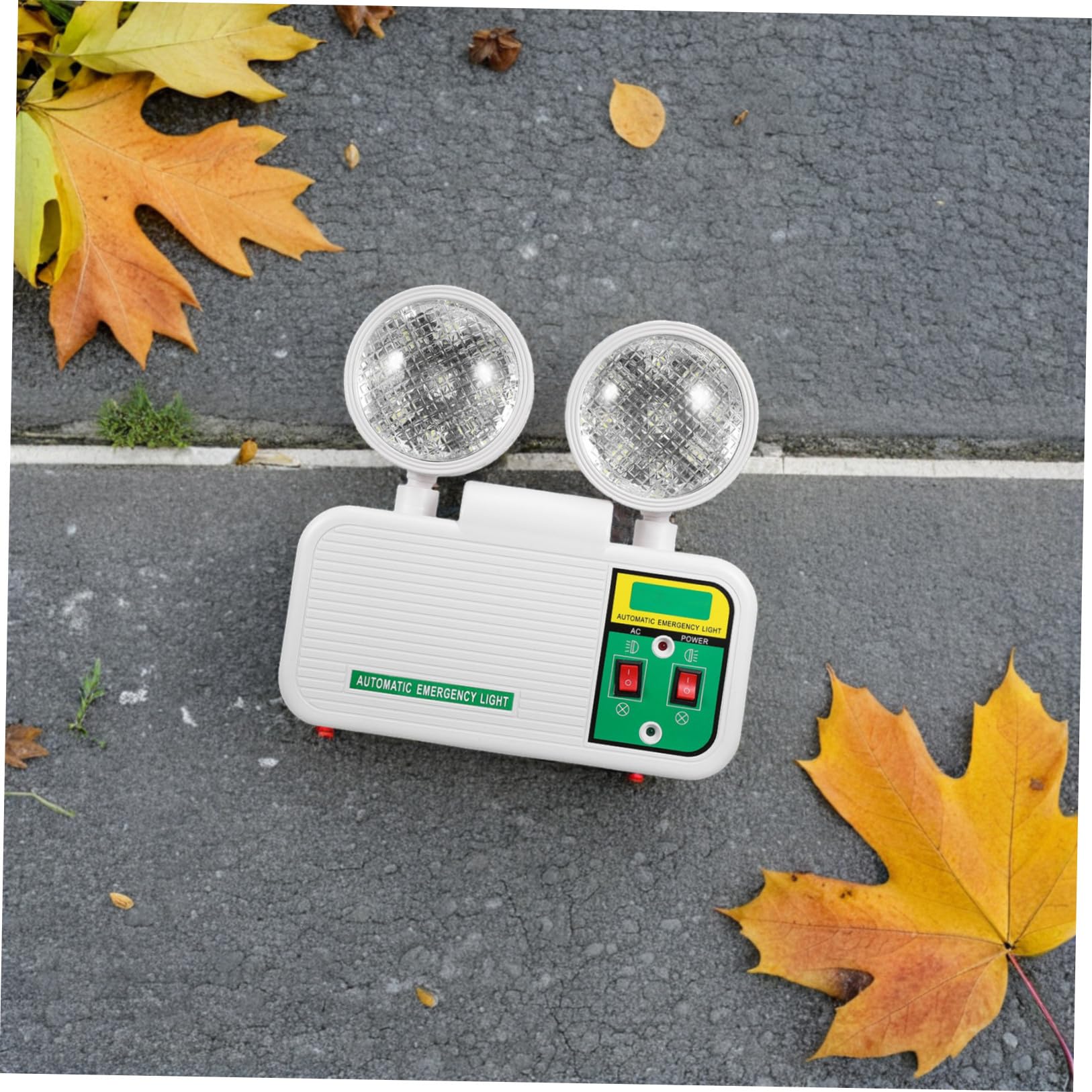 Iluminación de Emergencia para Pasillos Foco LED Doble de Pared Plástico Luz de Emergencia LED para Fábricas Oficinas y Hoteles Iluminación de Vías de Salida