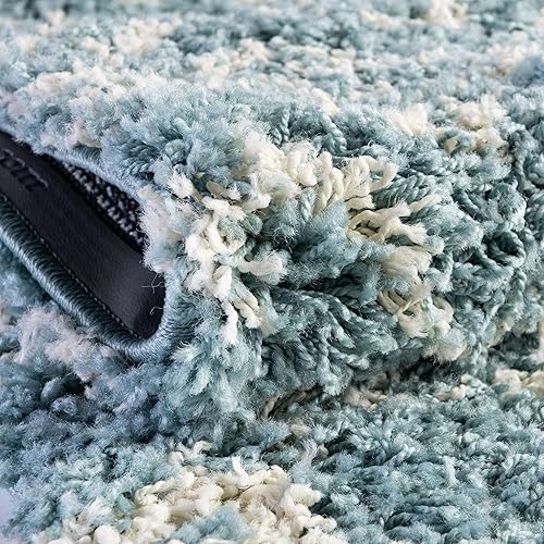 Miniatura 10 de Unique Loom Alfombra marroquí Trellis Shag Collection - Meknes (3 pies 3 pulgadas, redonda, rosa claromarfil)