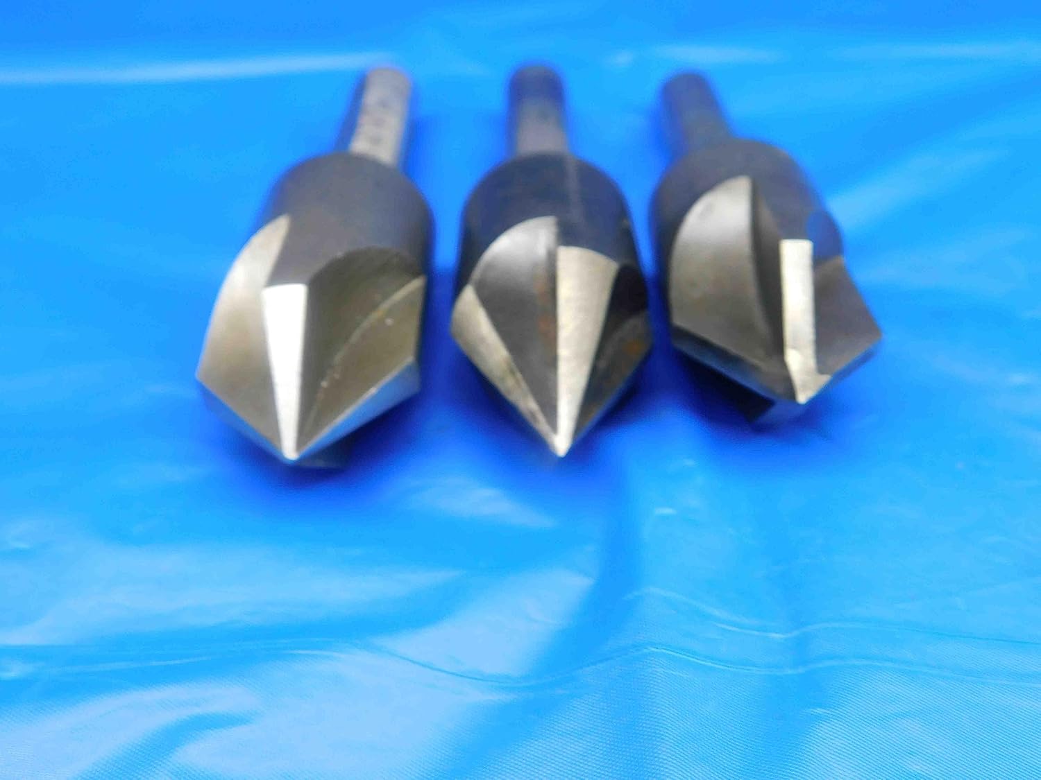2pcs 82 DEG. & 1pc 60 DEG. HSS COUNTERSINKS 1/2 Shank Morse UB USA Made - HS0386LVR