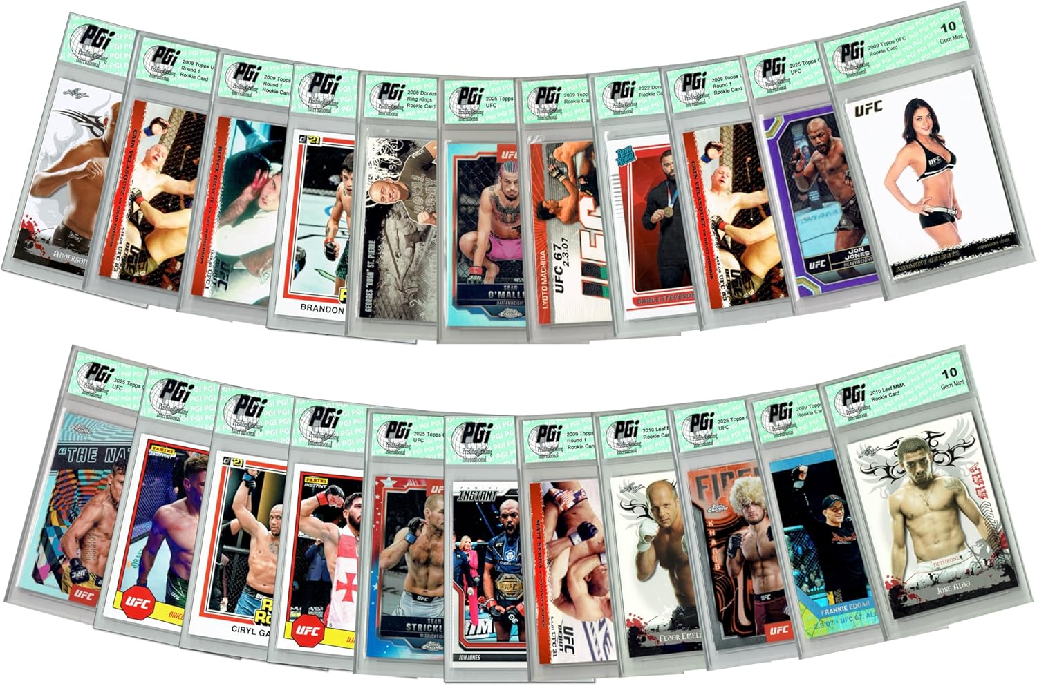 LOADED! PGI UFC/MMA Box Rookie Cards/Rarities Randy Couture Georges St Pierre Khabib Nurmagomedov Bo Nickal