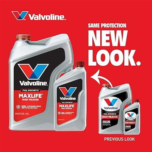 Miniatura 3 de Valvoline Aceite de motor sintético completo de alto kilometraje con tecnología MaxLife 5W-30, 1 cuarto de galón