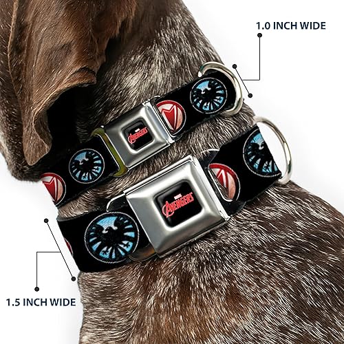 Miniatura 2 de Buckle-Down DC-WAV002-L AVA Marvel Comics - Collar para perro
