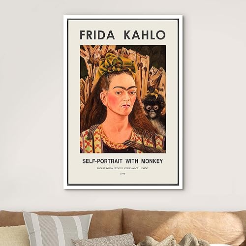 Miniatura 34 de IDEA4WALL - Lienzo enmarcado con impresión de arte abstracto listo para colgar en la pared de la sala y habitación Bs06-2103-famoso-m19