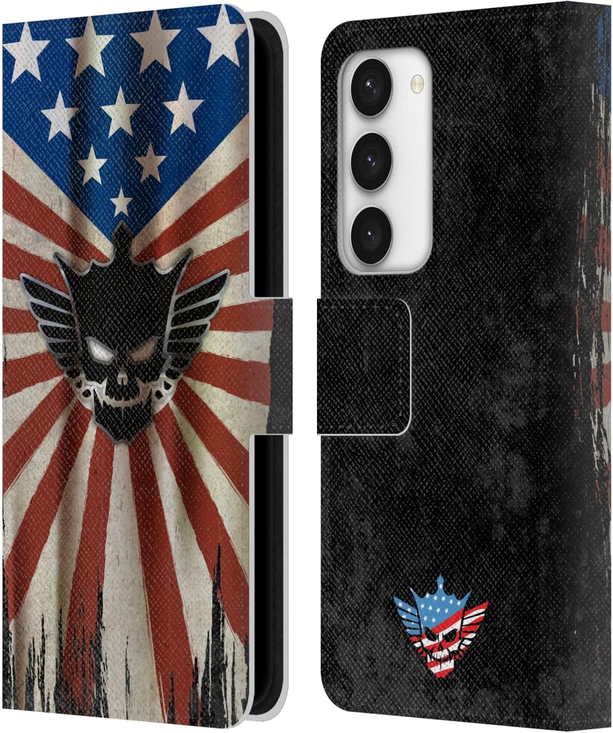 Head Case Designs Officially Licensed WWE Distressed Flag Cody Rhodes Leather Book Wallet Case Cover Compatible with Samsung Galaxy S23 5G