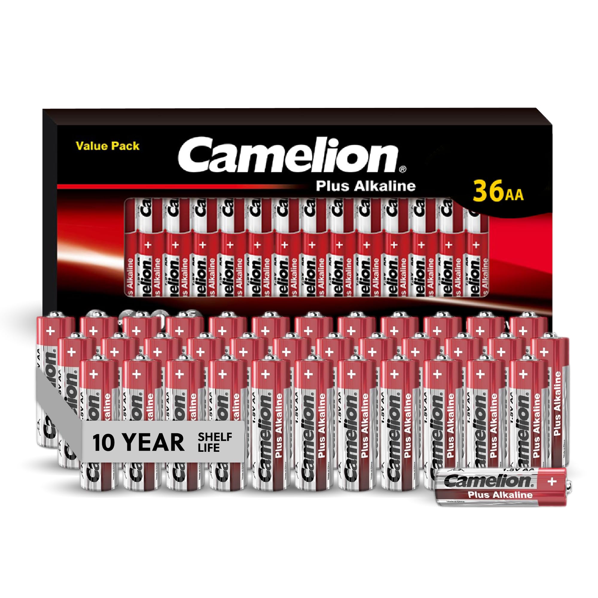 Camelion Alkaline Batterien AG12/LR43 – 10er Pack, 1,5 V Für Uhren & Kleingeräte