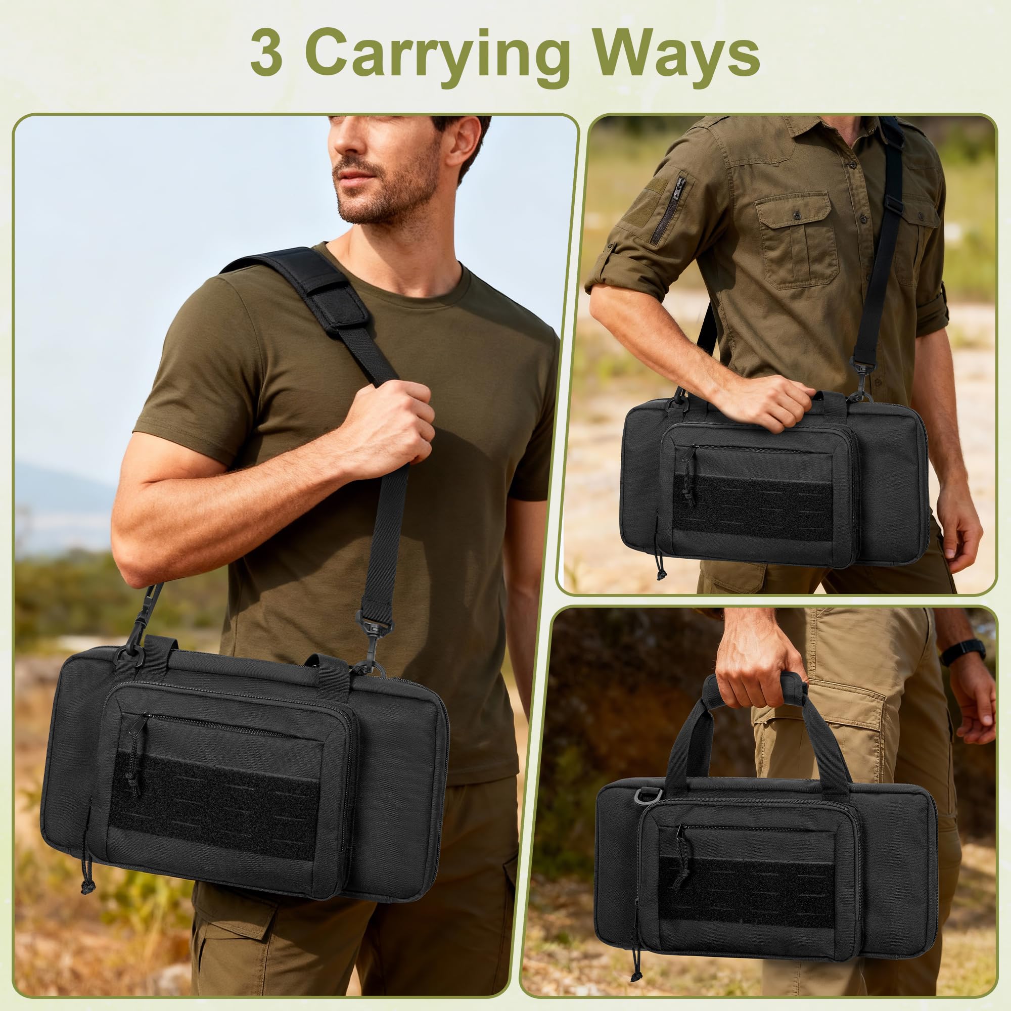 samdew Borsa per Coltelli da Chef con Tracolla Rimovibile, Solo Borsa | Custodia con 18 Scomparti per Set di Coltelli da Chef Professionali (uso in Cucina, Escursionismo e Viaggio)